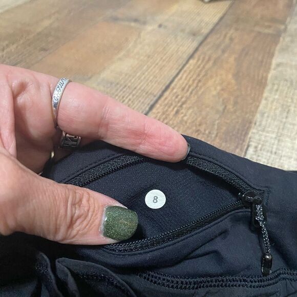 Lululemon Run Pace Setter Skirt Skort Black - Picture 9 of 14